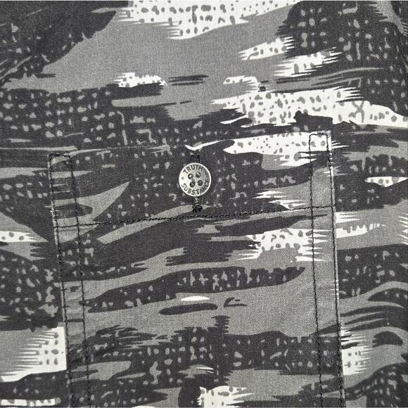 Truth Substance Black, White, and Gray Button-Down Shirt - Size Med 0028 - Picture 4 of 12